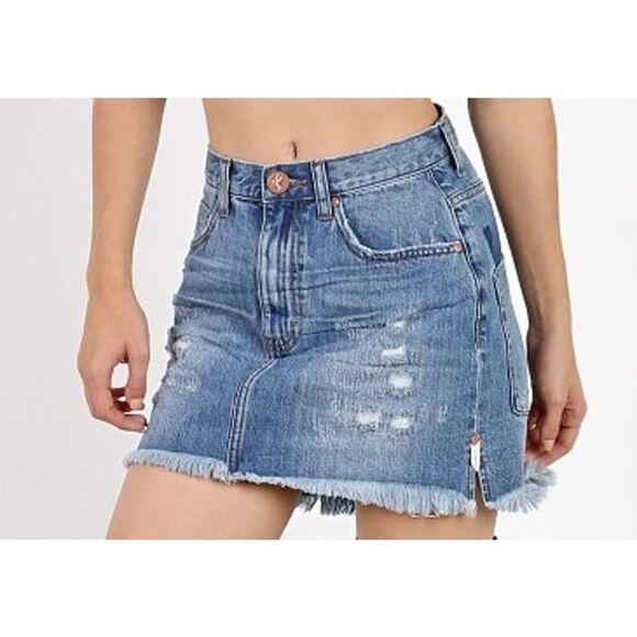 One by One Teaspoon 2020 Mini Skirt Sz. 22 - Picture 1 of 6
